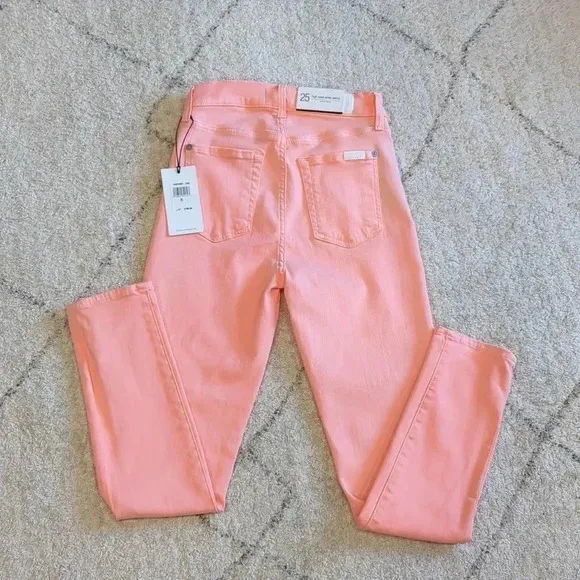 7FAM Jeans Women's Size 25 High Waist Ankle Super Skinny Pants 7 For All Mankind