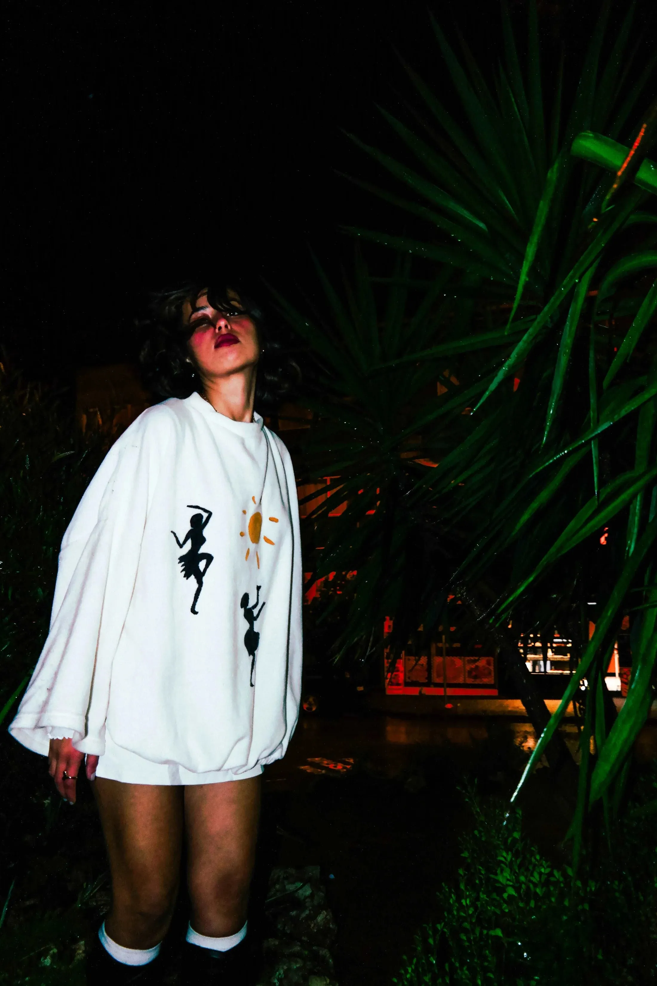 A Dancers Poncho Sweatshirt