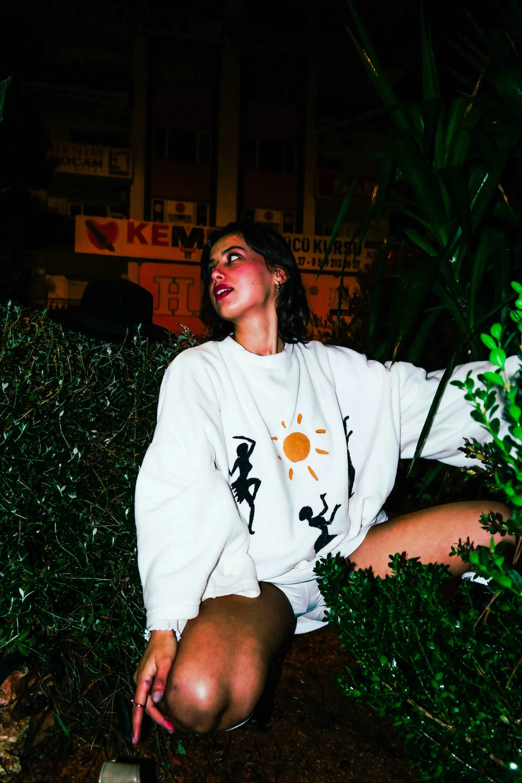 A Dancers Poncho Sweatshirt