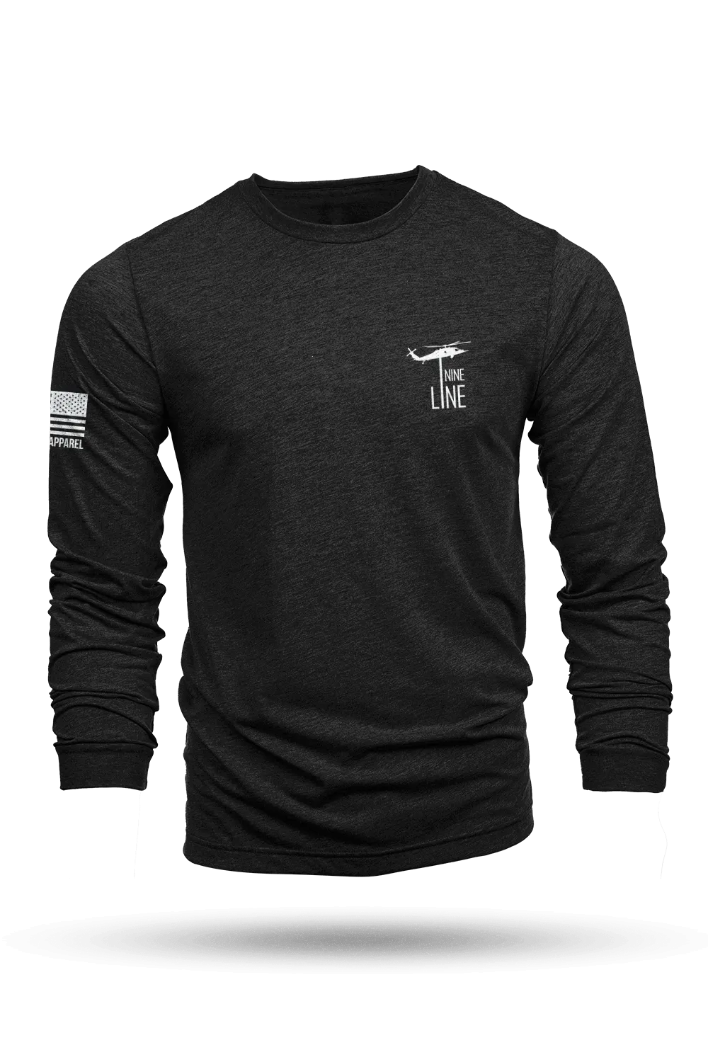 American Flag Schematic - Long Sleeve T-Shirt