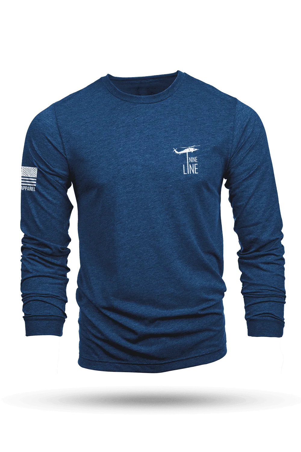 American Flag Schematic - Long Sleeve T-Shirt