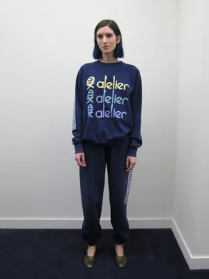 Atelier E.B. Trio Sweatshirt, Navy