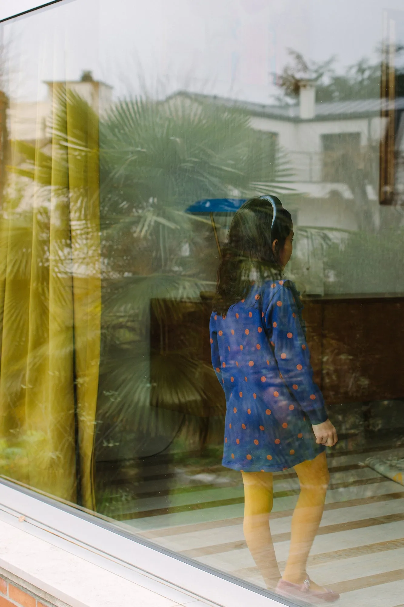 Azilis Dots Blue Dress