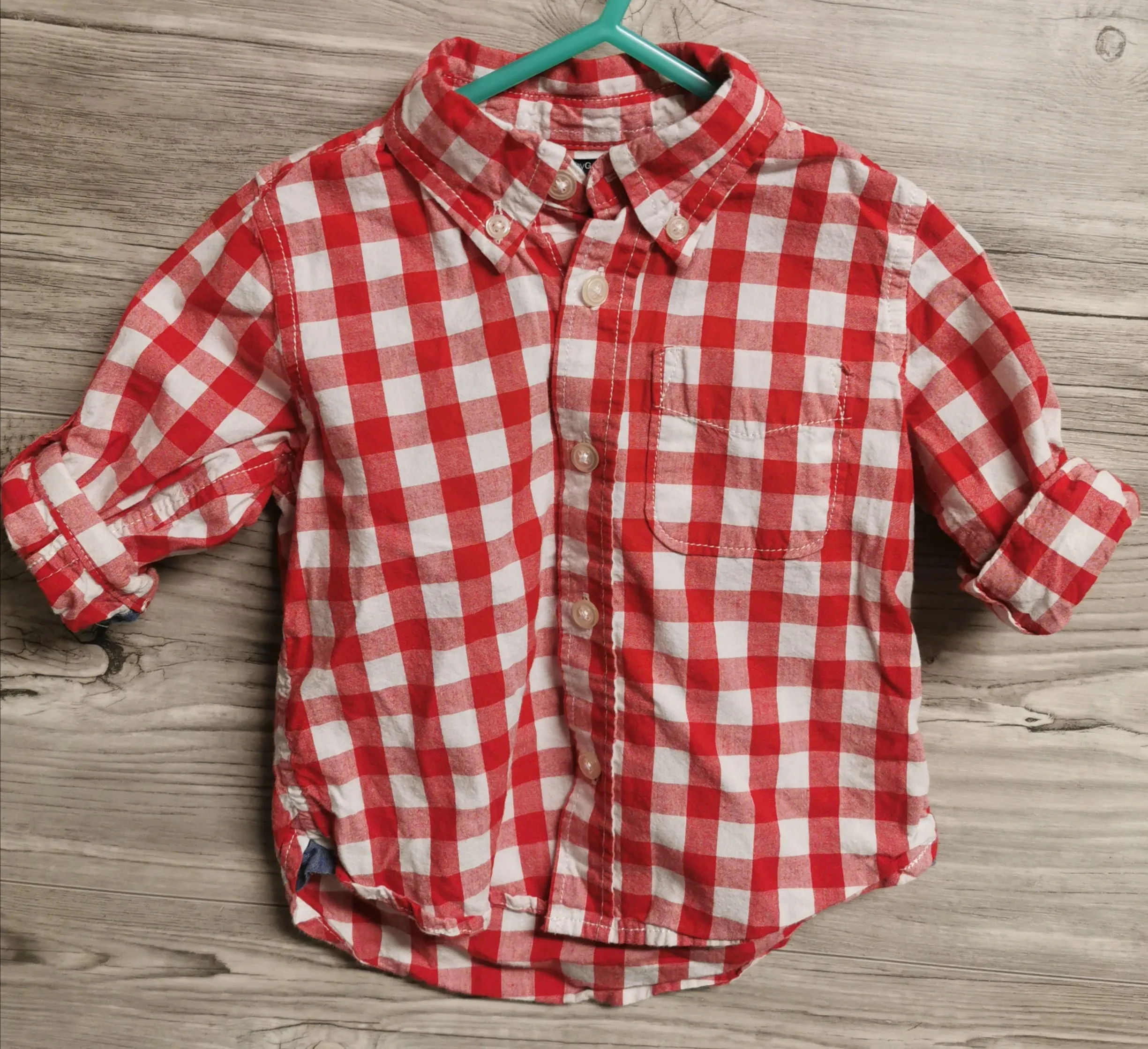 BABY BOY SIZE 12/18 MONTHS - Baby GAP, Dress Shirt EUC B50