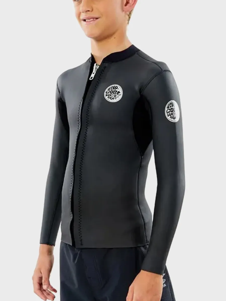 Boys Dawn Patrol Long Sleeve Front Zip Jacket