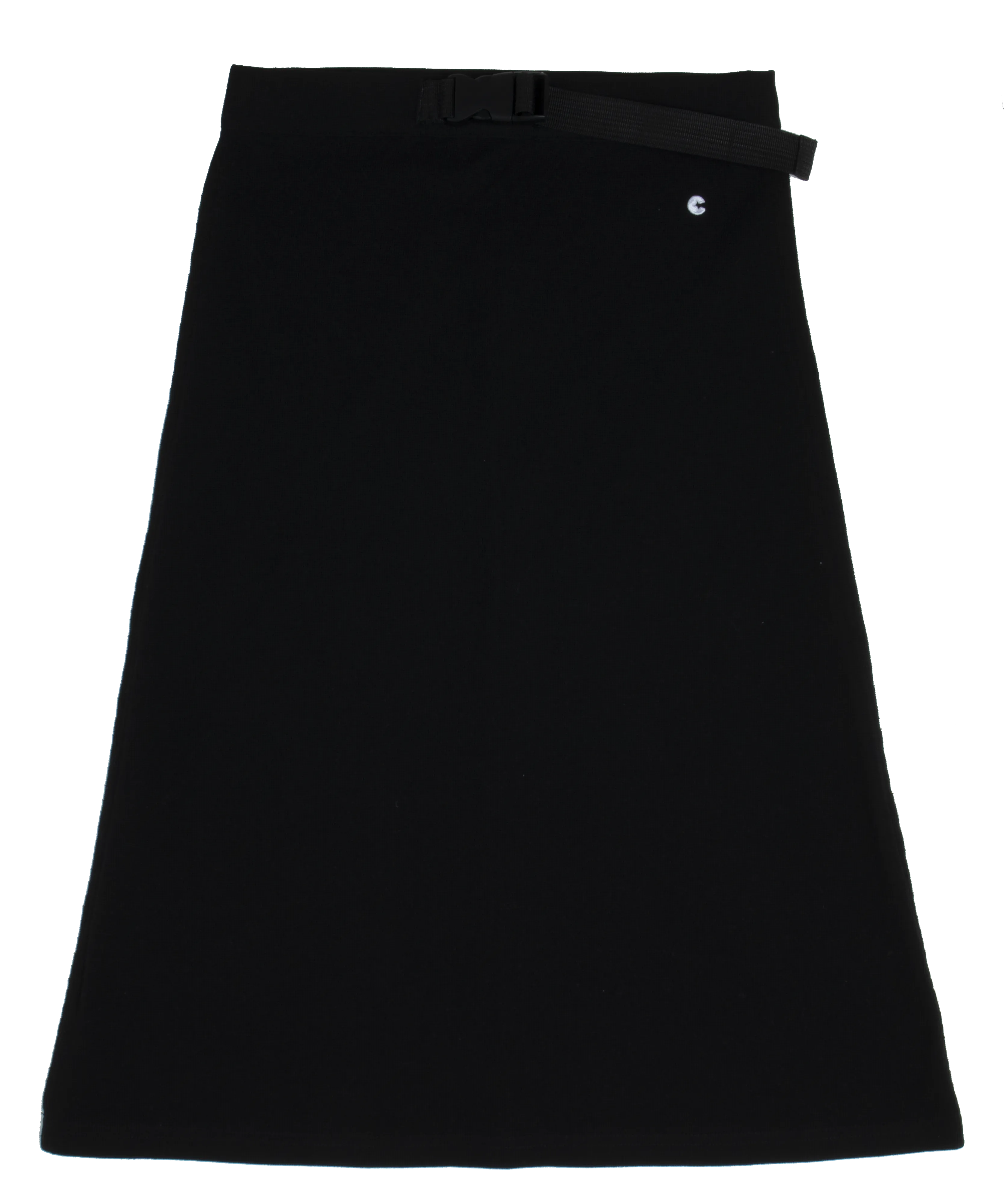 Buckle black skirt by Crew Basics