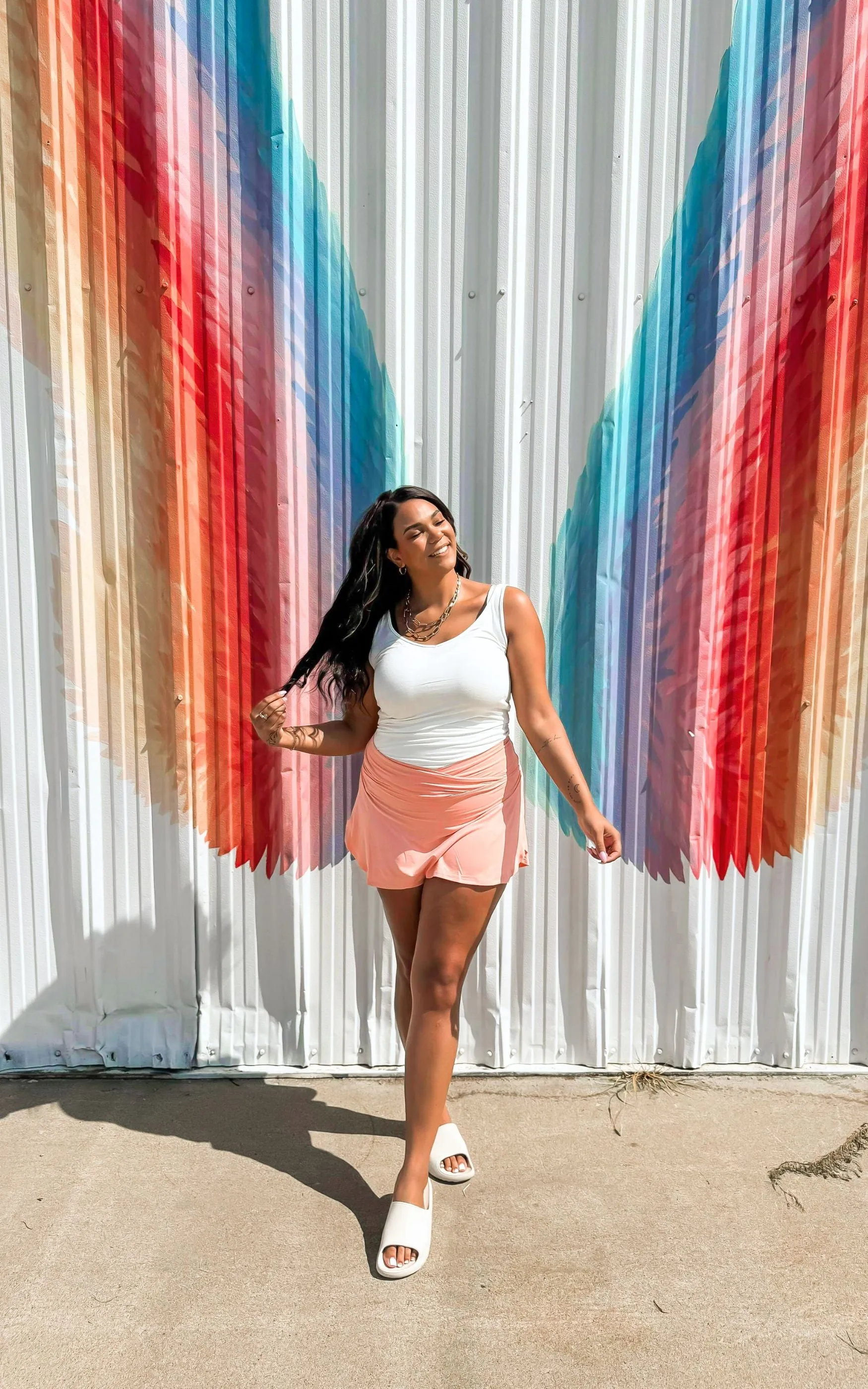 Buttery V-Shape Skort - Final Sale