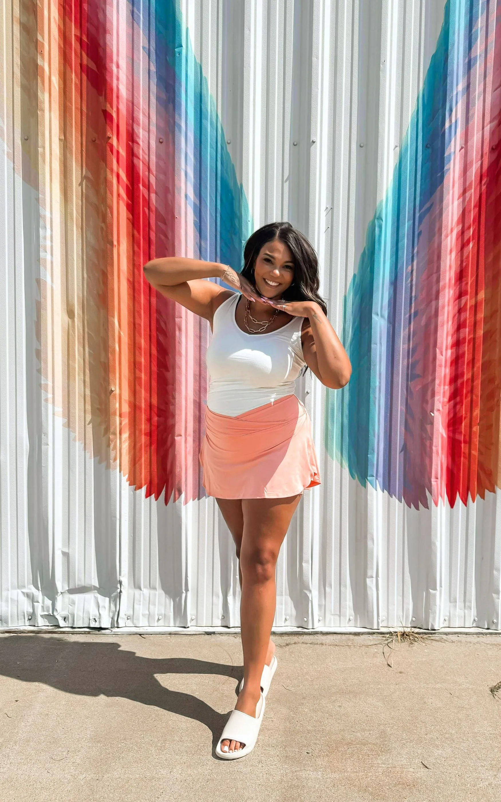 Buttery V-Shape Skort - Final Sale