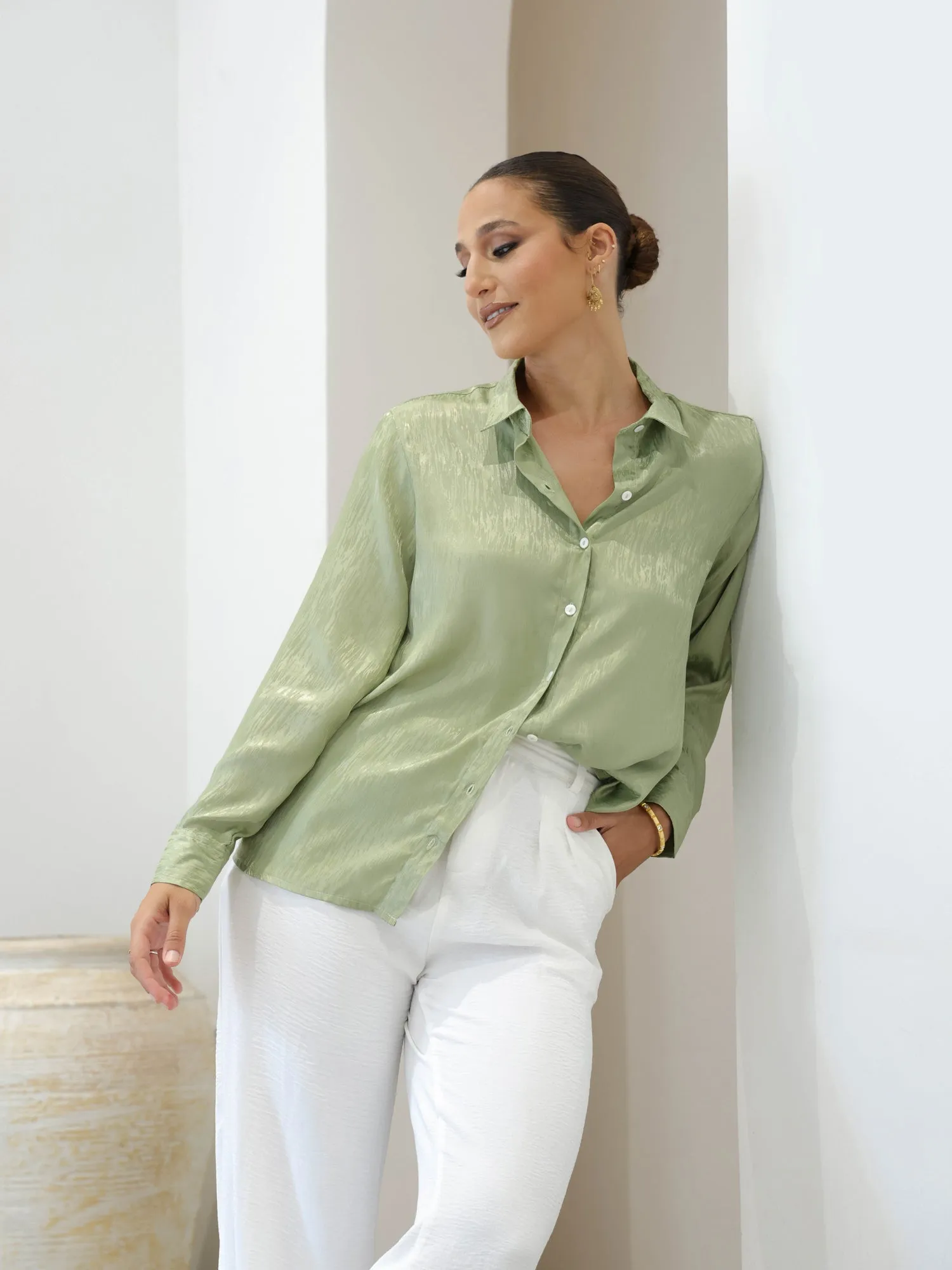 Button Down Long Sleeve Shirt