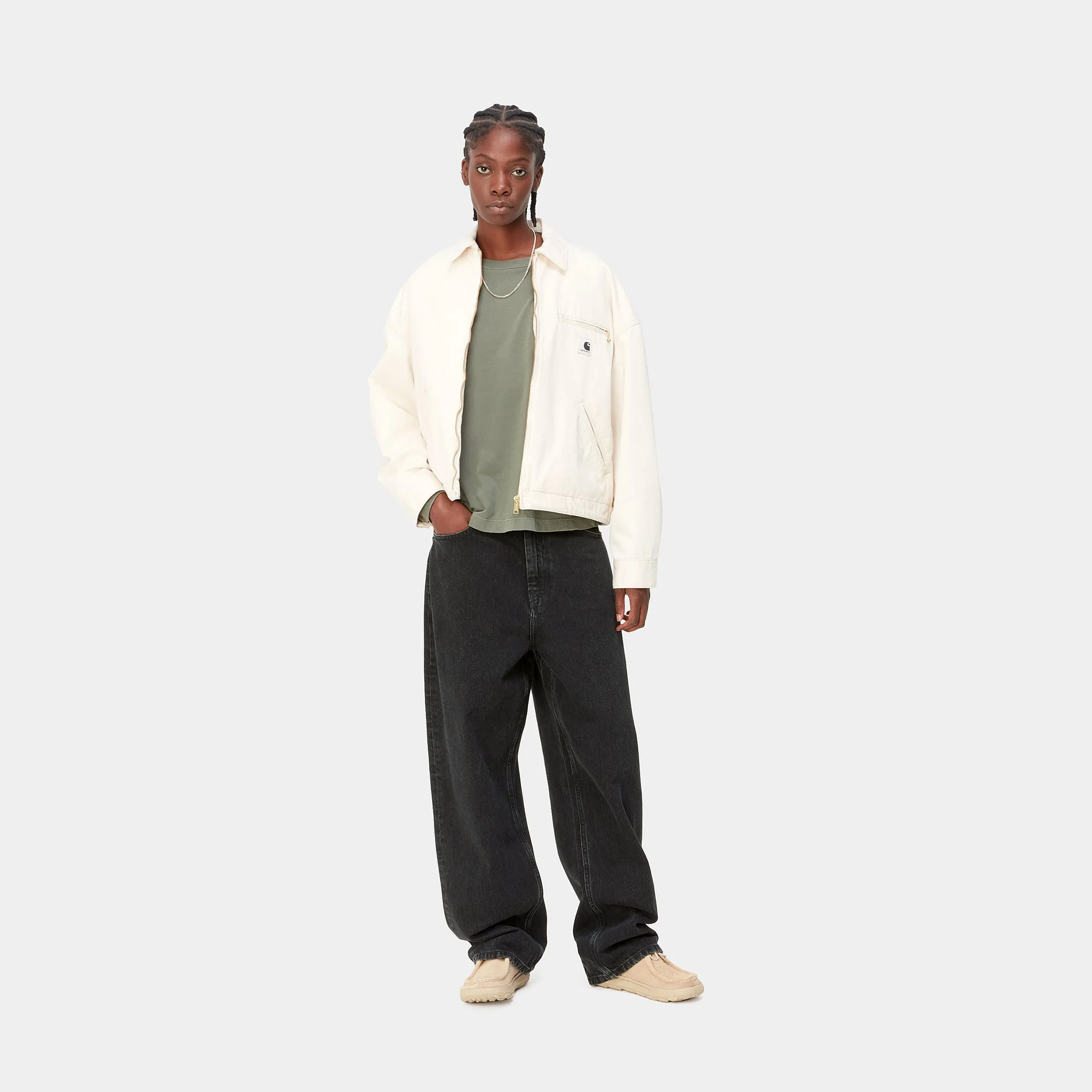Carhartt WIP W' Brandon Pant Black Stone Washed