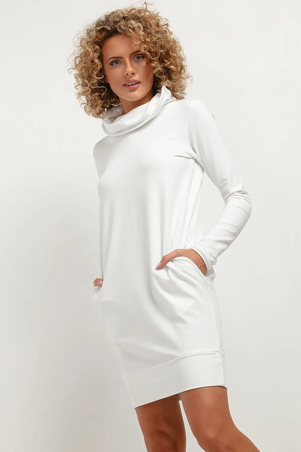 Chimney Neck Tuba Dress