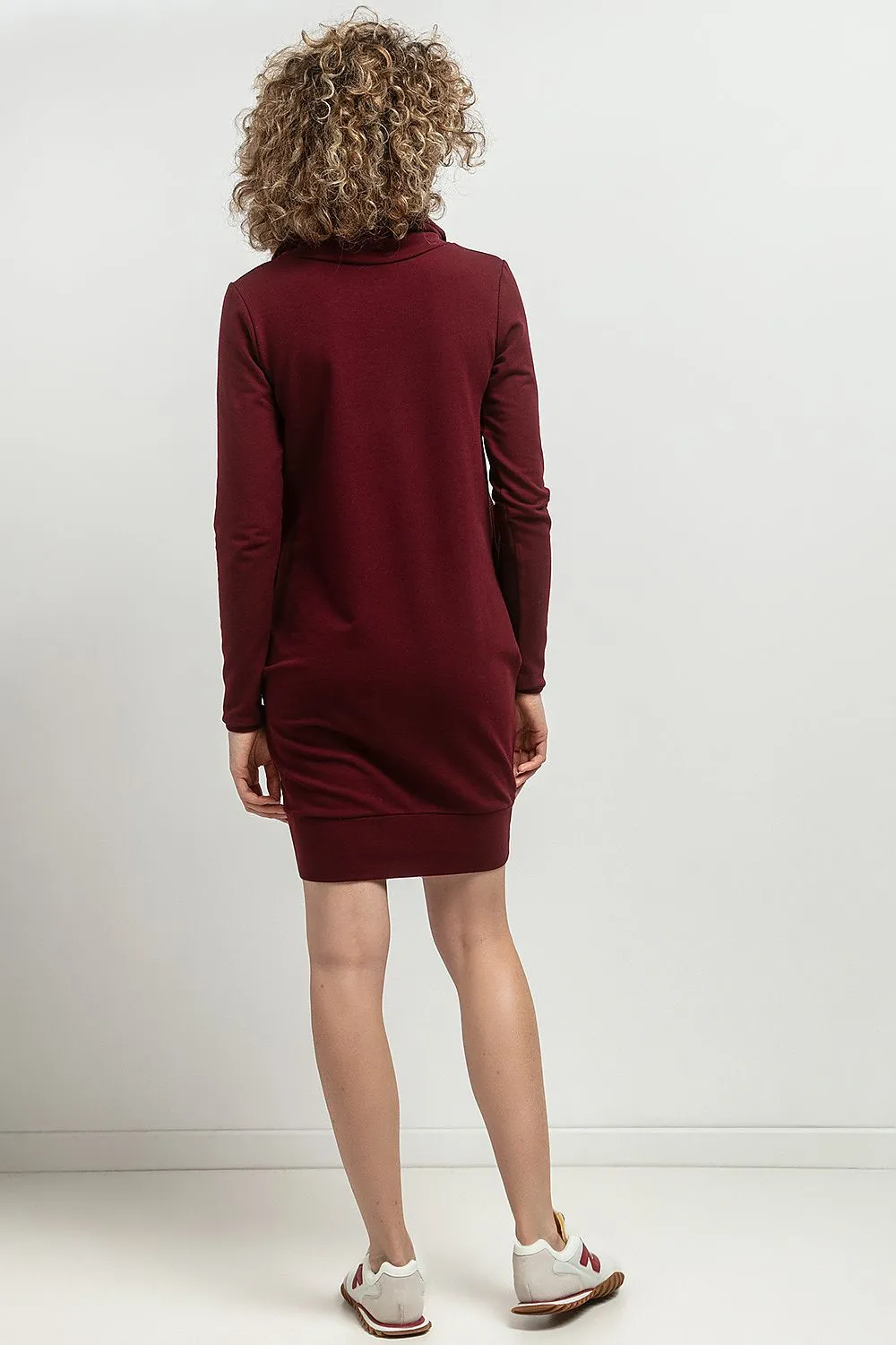 Chimney Neck Tuba Dress