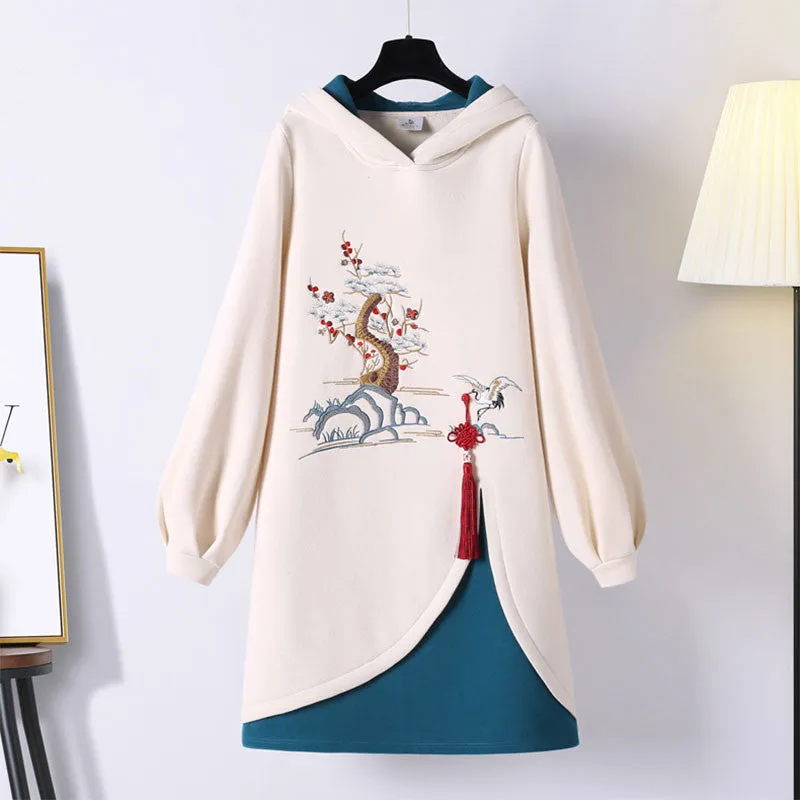 CHINESE STYLE COSTUME HANFU DRESS HOODIE UB3289