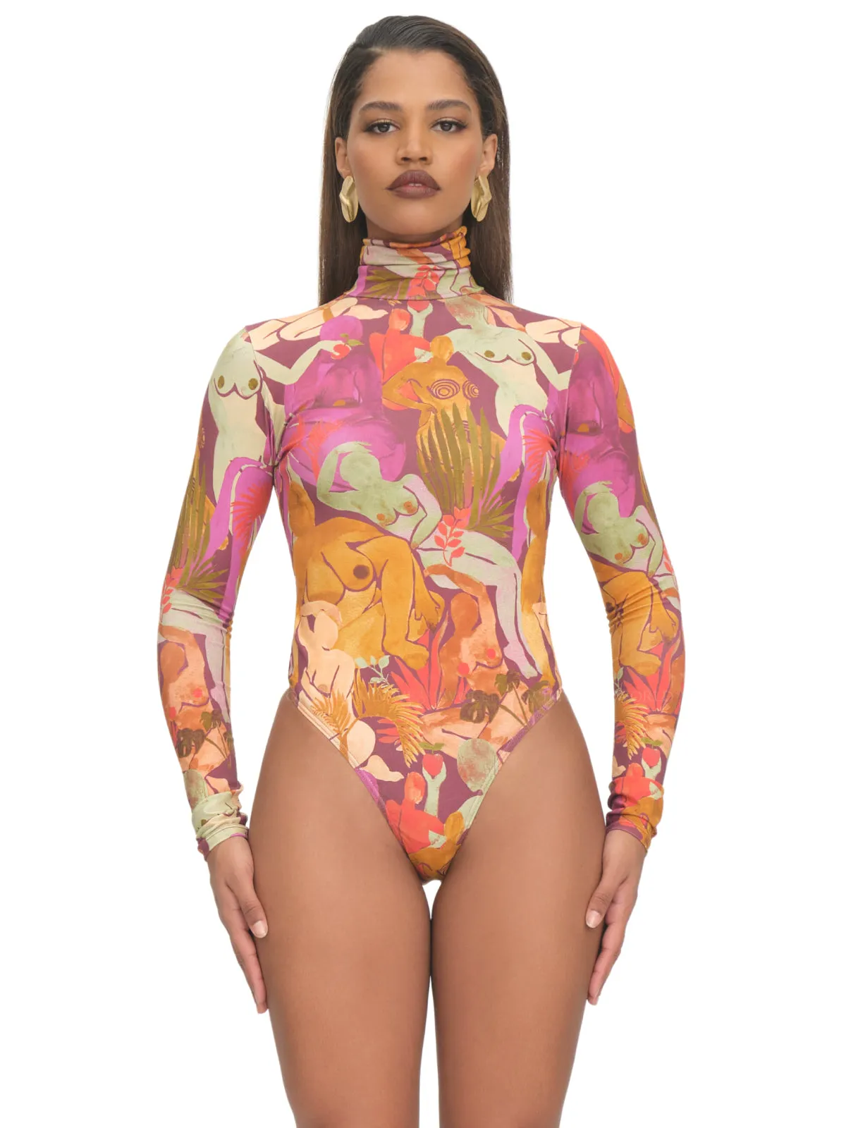 Collo Turtleneck Bodysuit ::RET