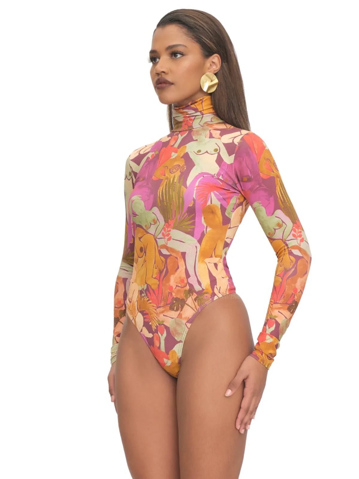 Collo Turtleneck Bodysuit ::RET