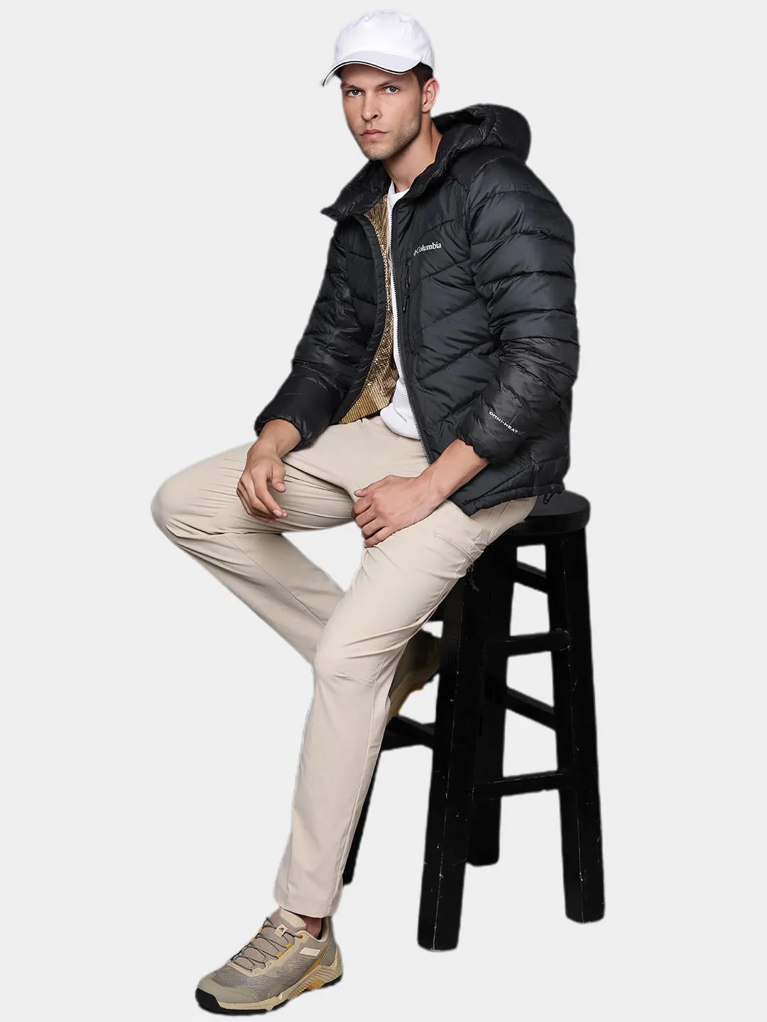 Columbia Men Black Labyrinth Loop Hooded Jacket