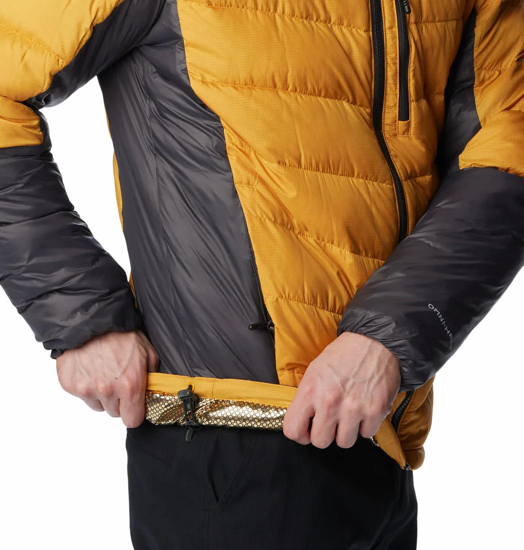 Columbia Men Yellow Labyrinth Loop Hooded Jacket