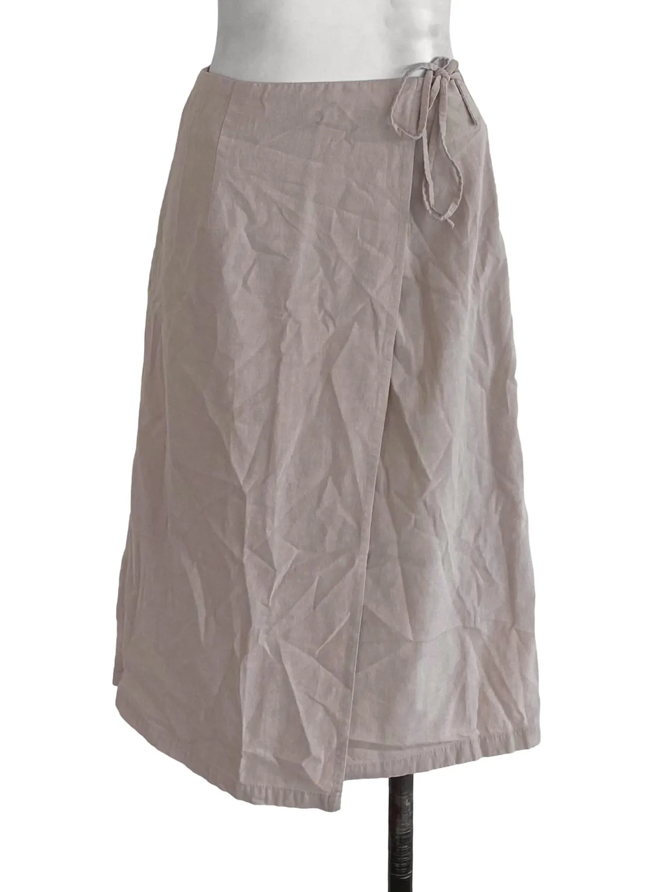 Cream Linen Skirt