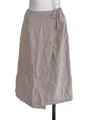 Cream Linen Skirt