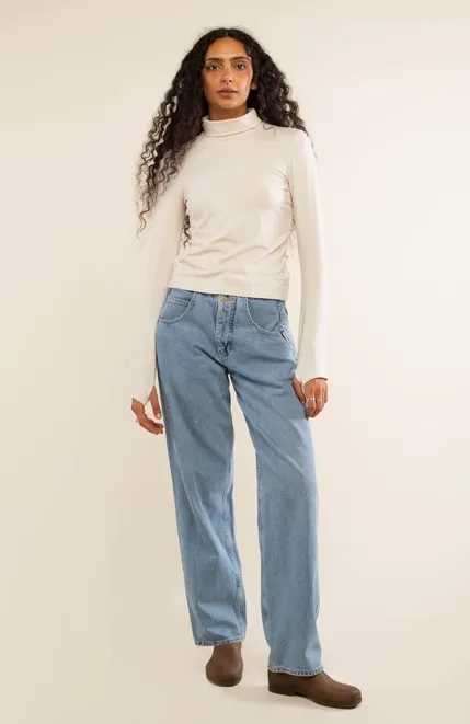 Crescent Turtleneck Long Sleeve Top SALE