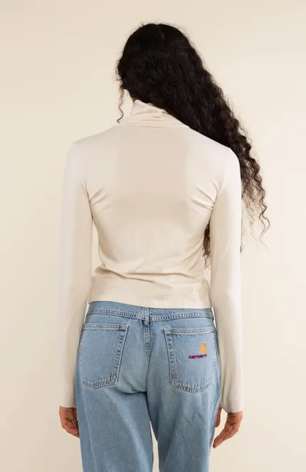 Crescent Turtleneck Long Sleeve Top SALE