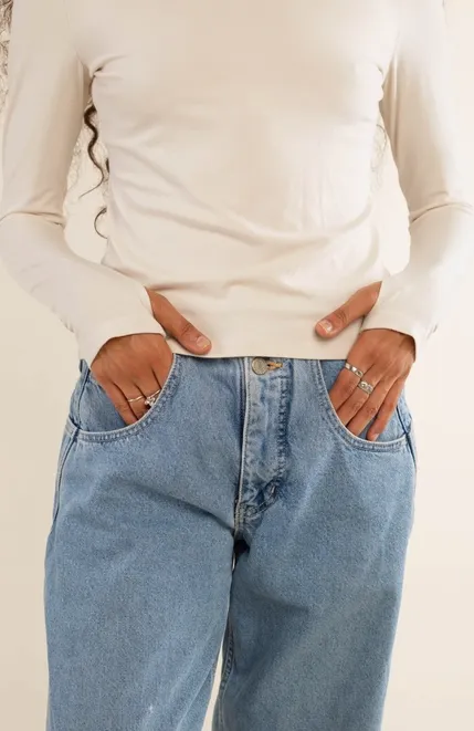 Crescent Turtleneck Long Sleeve Top SALE