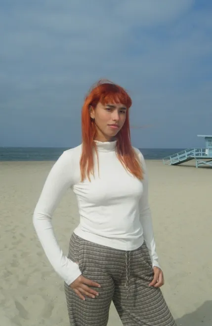 Crescent Turtleneck Long Sleeve Top SALE