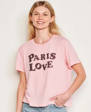 Crew Neck Tee Paris Love Candy