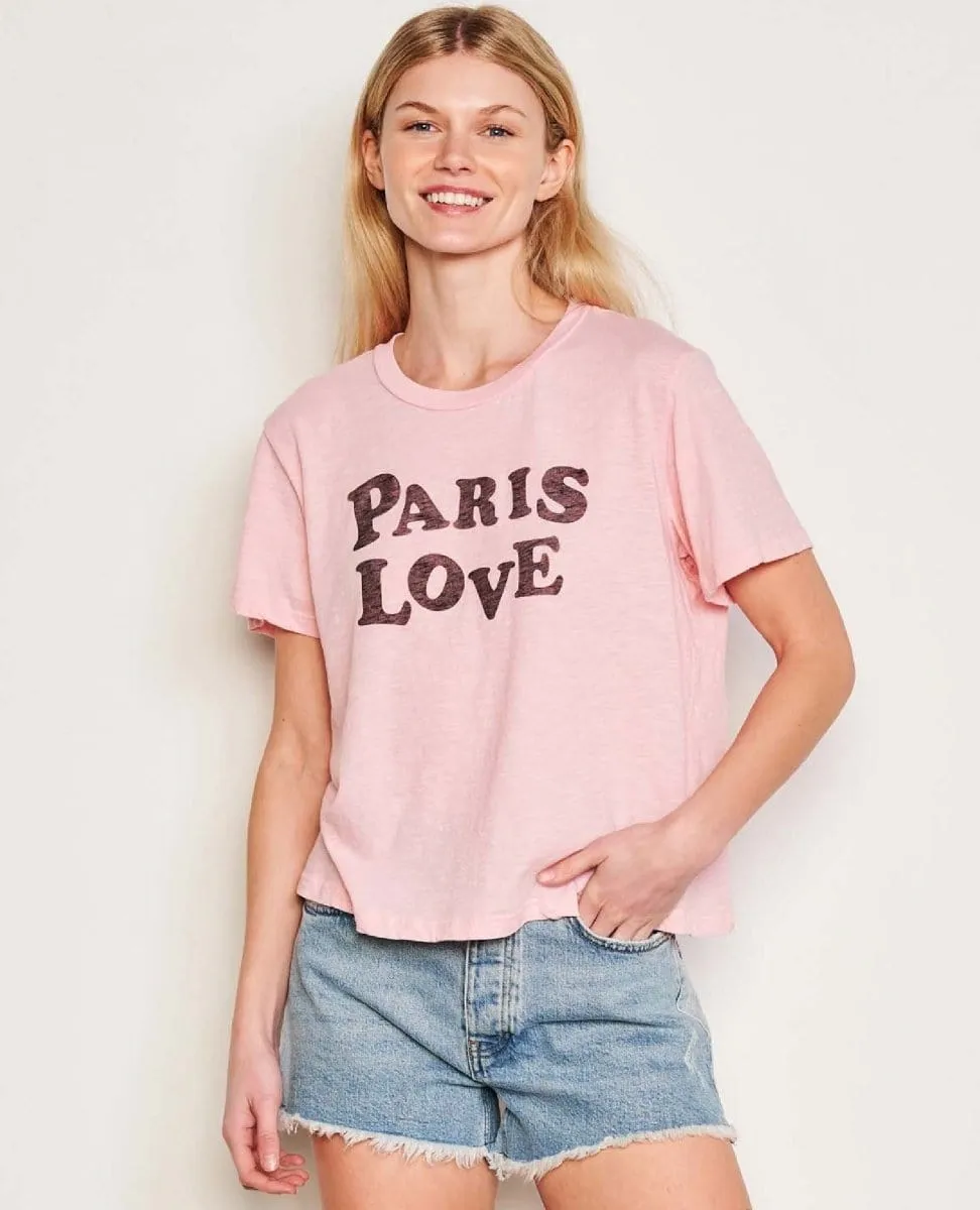 Crew Neck Tee Paris Love Candy