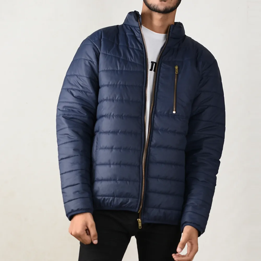 Deep Sea Blue Zipper Full Sleeves