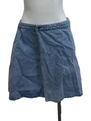 Denim Fold Skirt