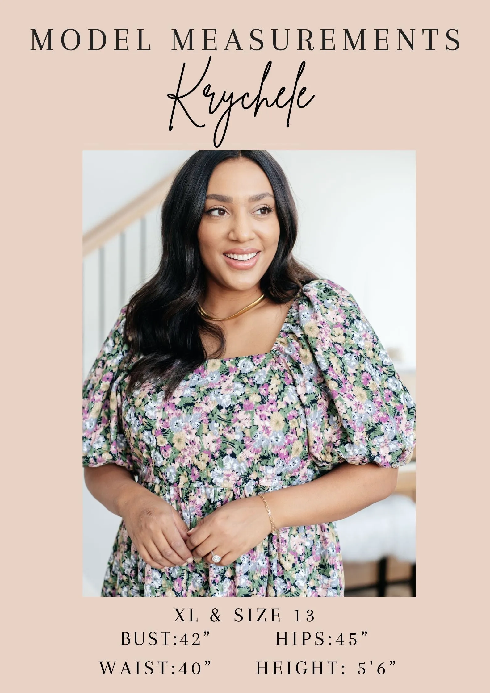 Emerald Floral Lizzy Gabby Top