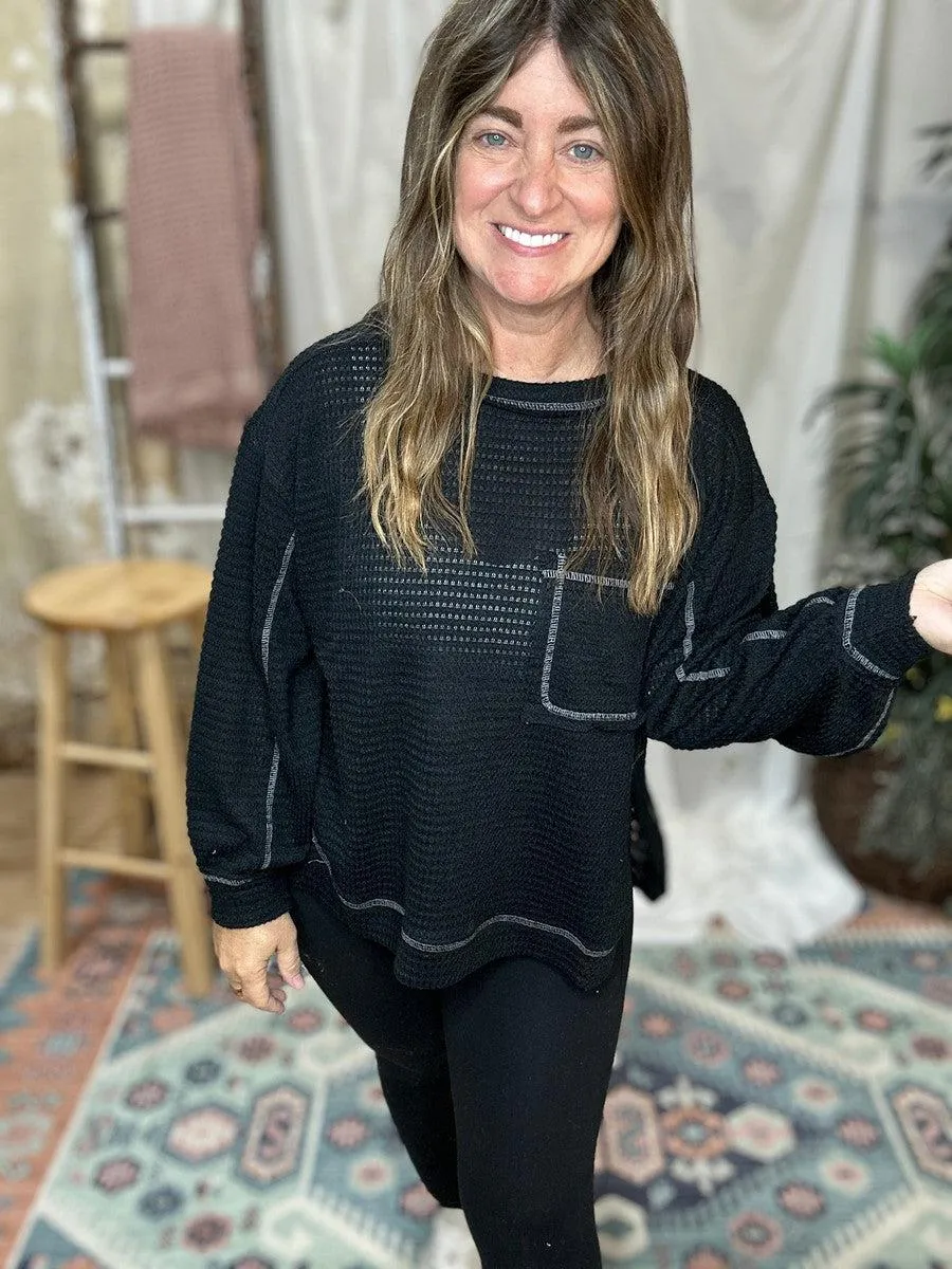 Essential Exposed Seam Top