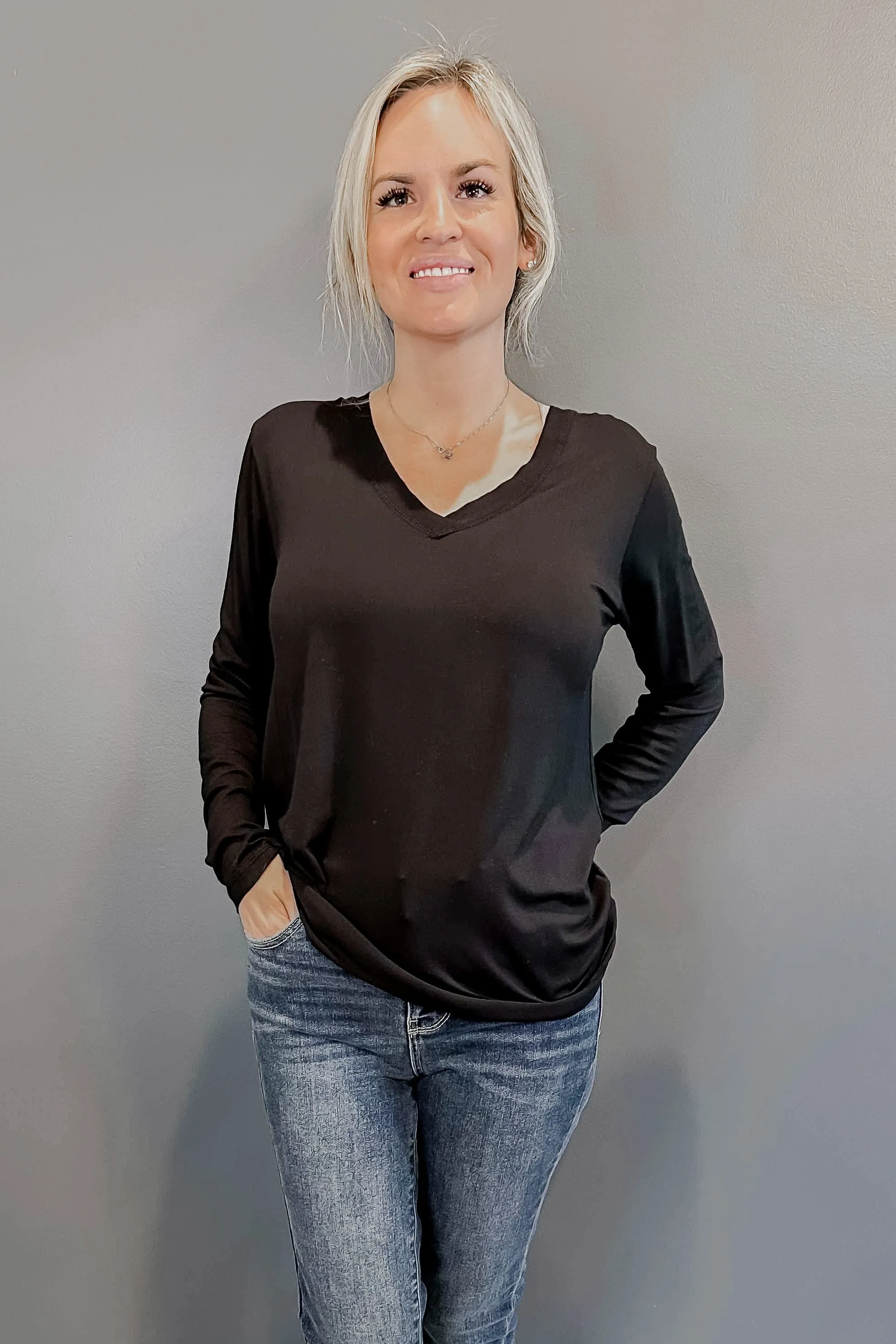 Everly Long Sleeve Black