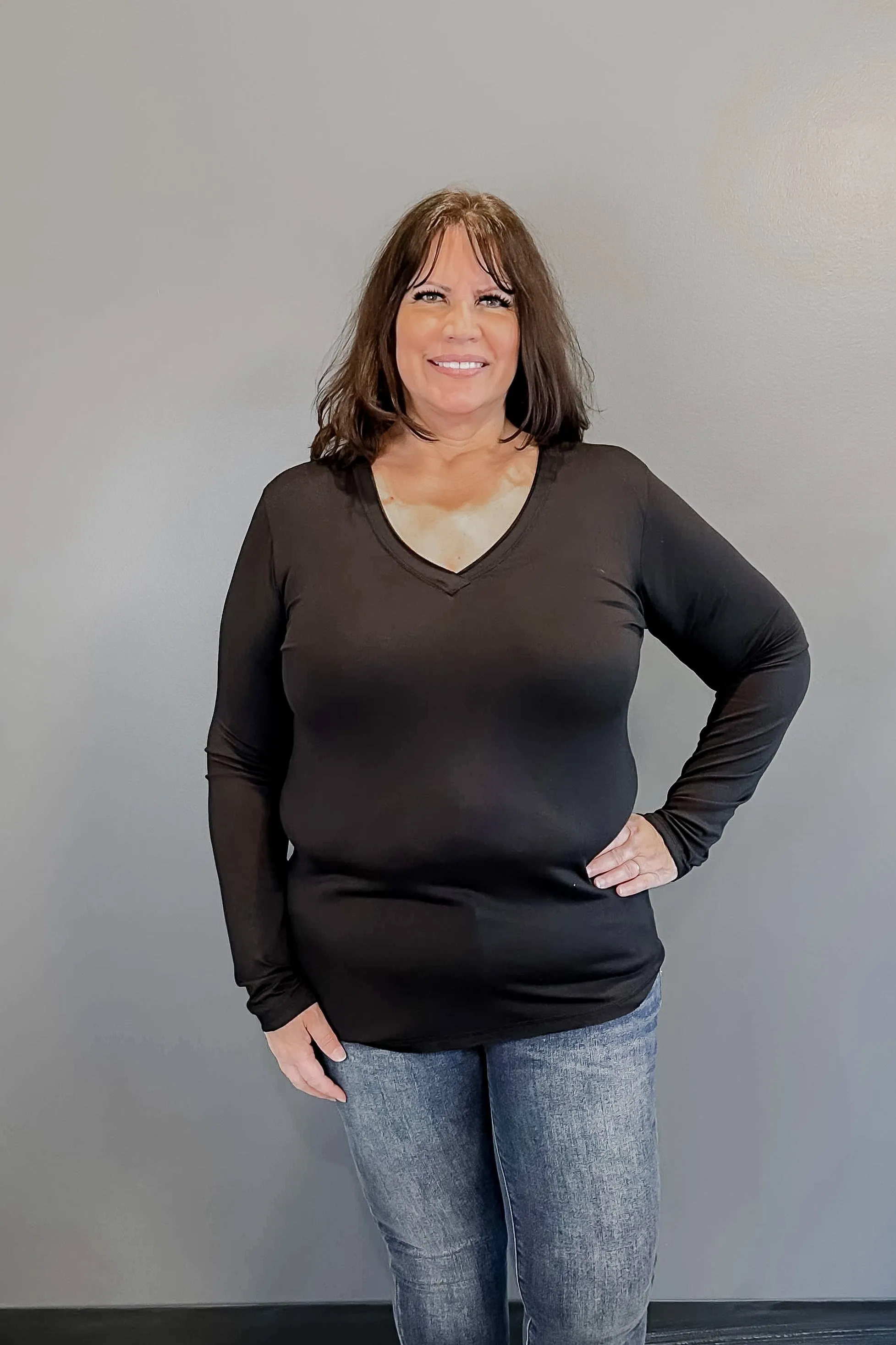 Everly Long Sleeve Black