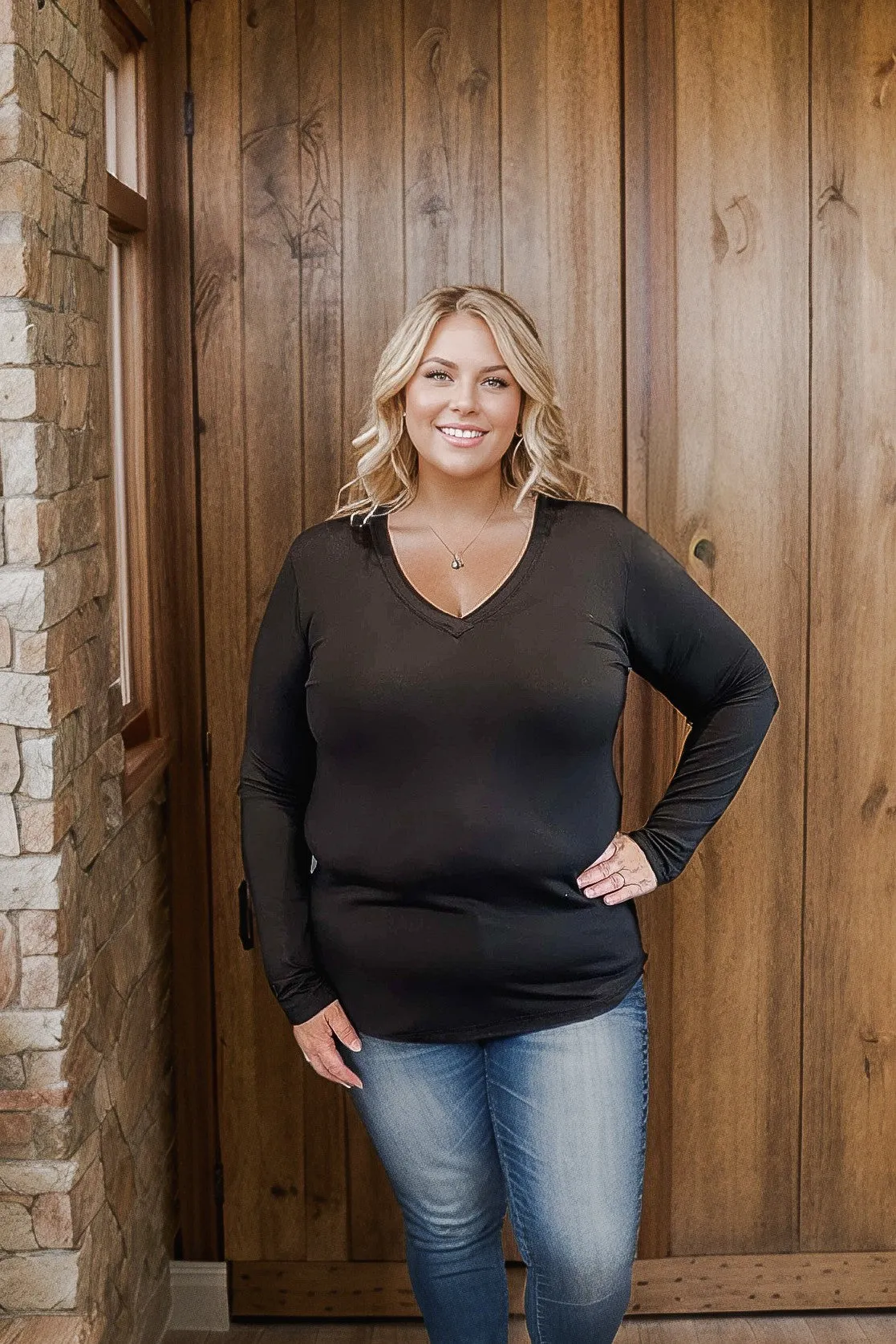 Everly Long Sleeve Black