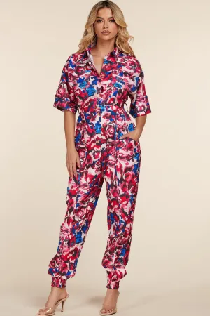 FLORAL JUMPSUIT
