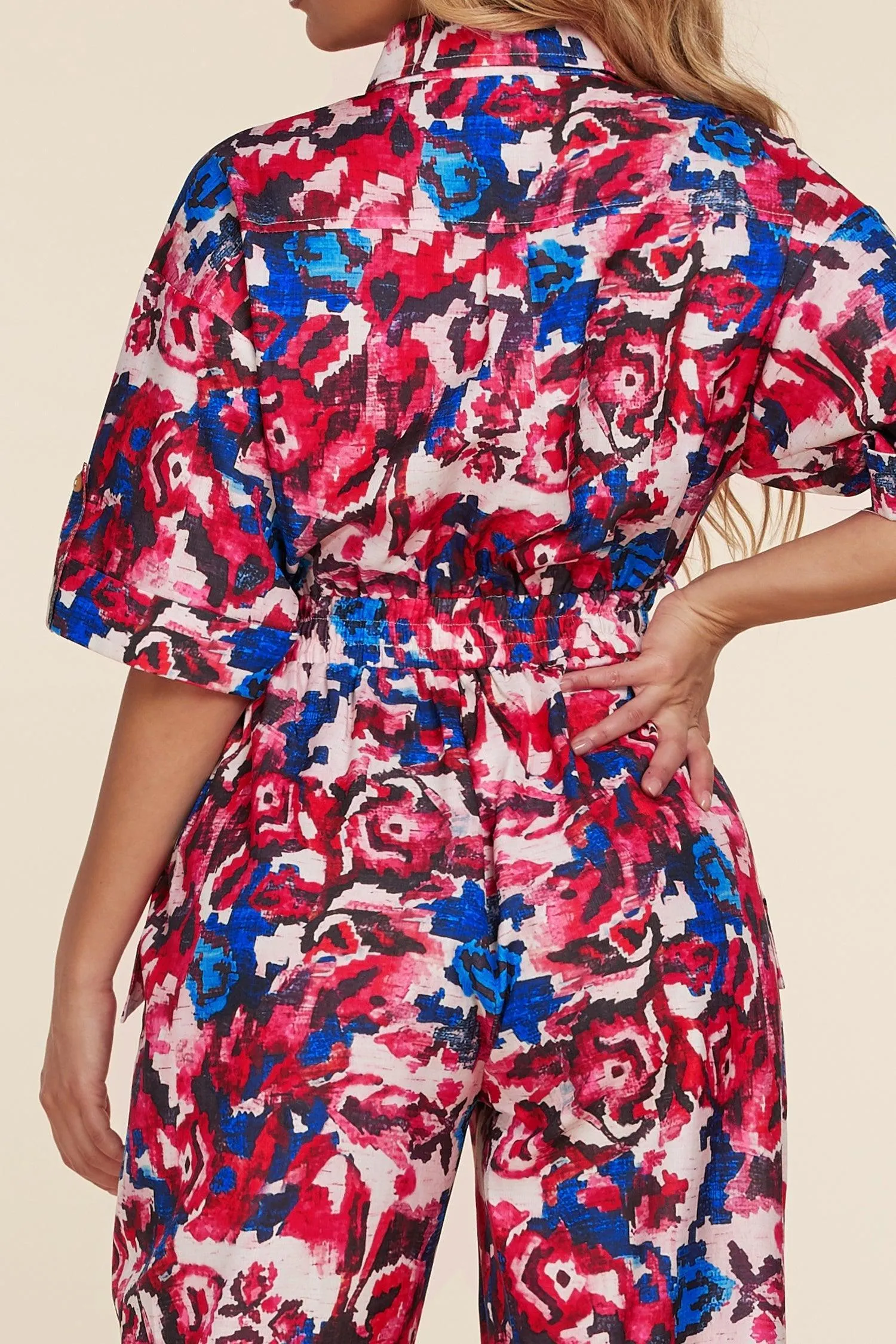 FLORAL JUMPSUIT