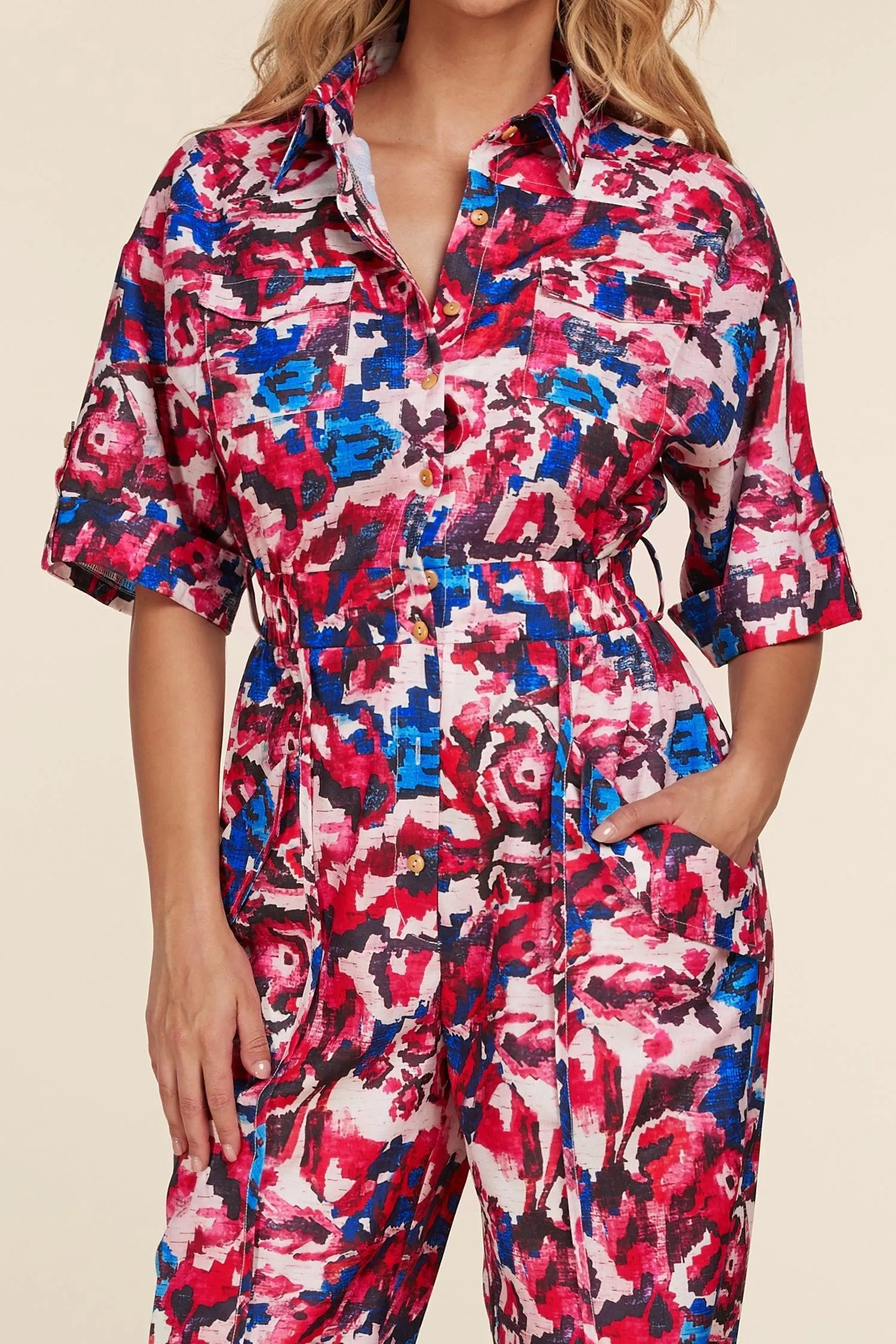 FLORAL JUMPSUIT