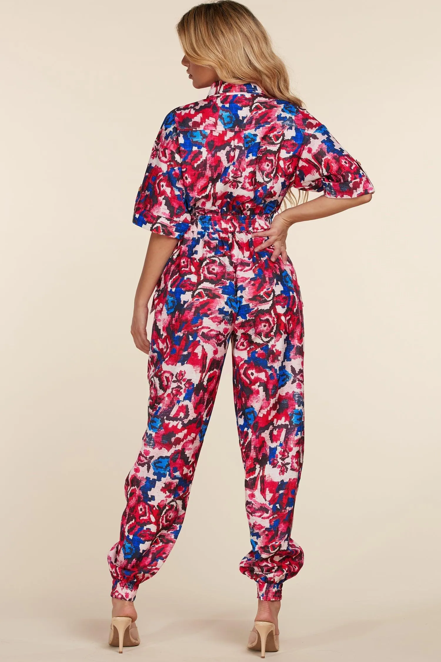FLORAL JUMPSUIT