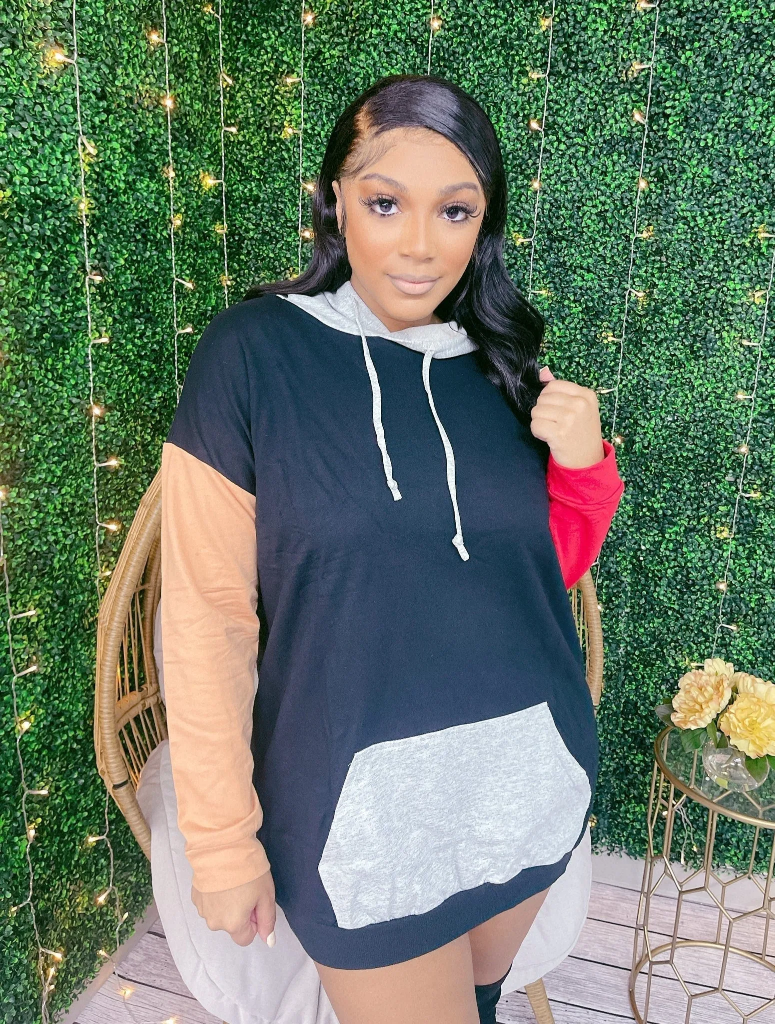 Fly Girl Hooded Dress