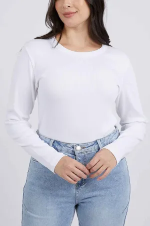 Foxwood Scoop Long Sleeve Rib