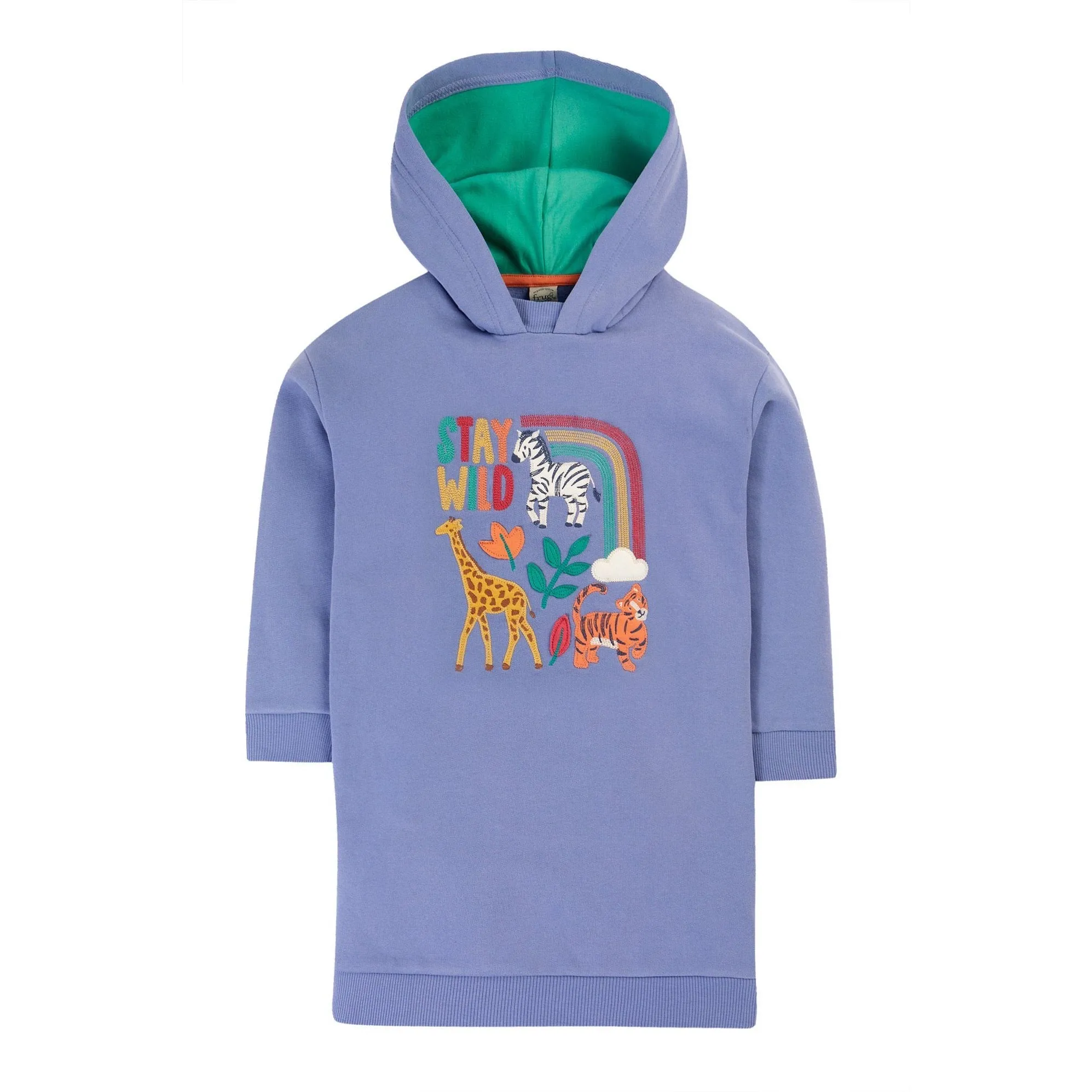 Frugi Ria Hoodie Dress Stay Wild