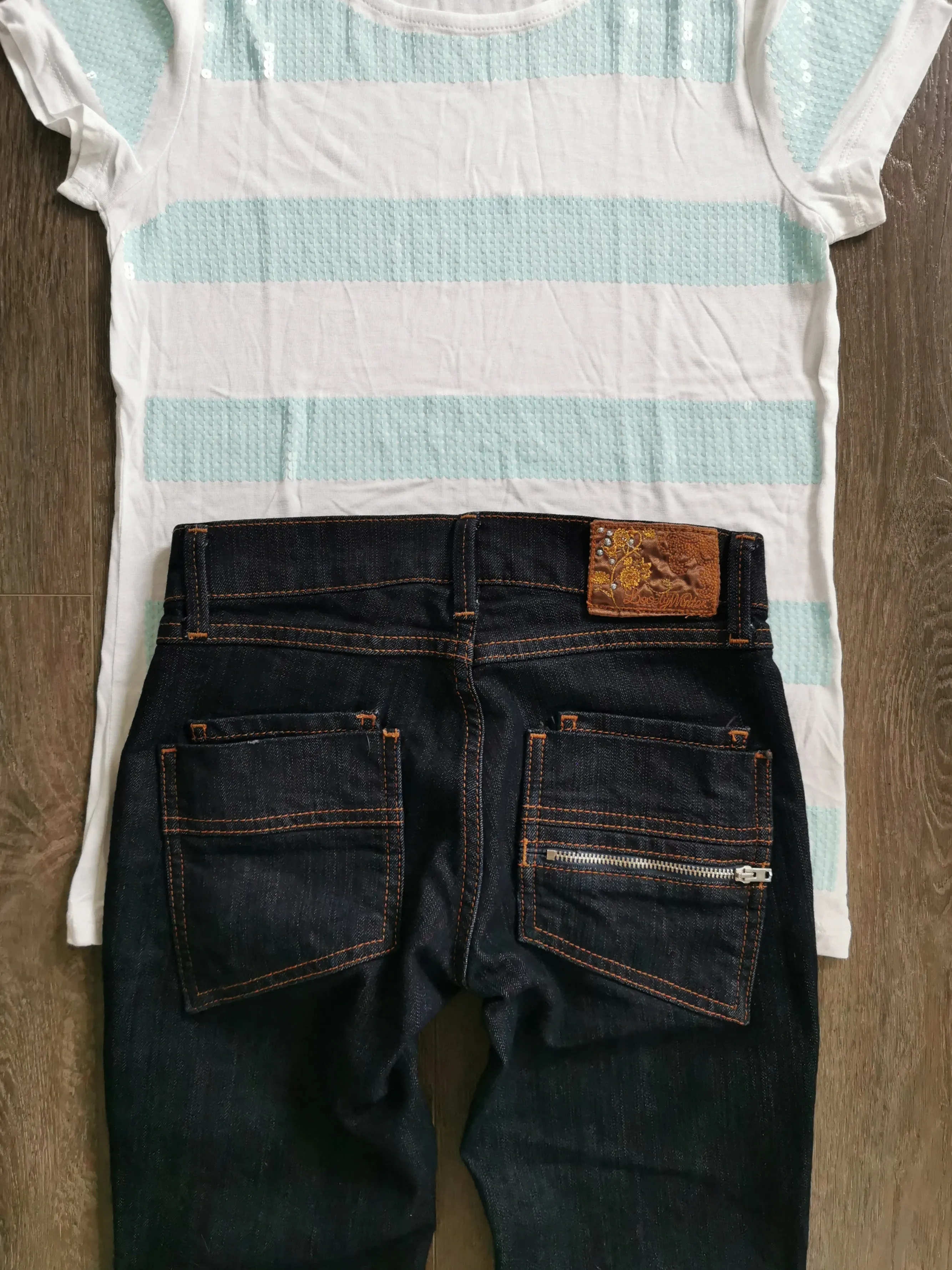GIRL SIZE 11/12 YEARS - 2 Piece Mix N Match Designer Outfit EUC / NWT B21