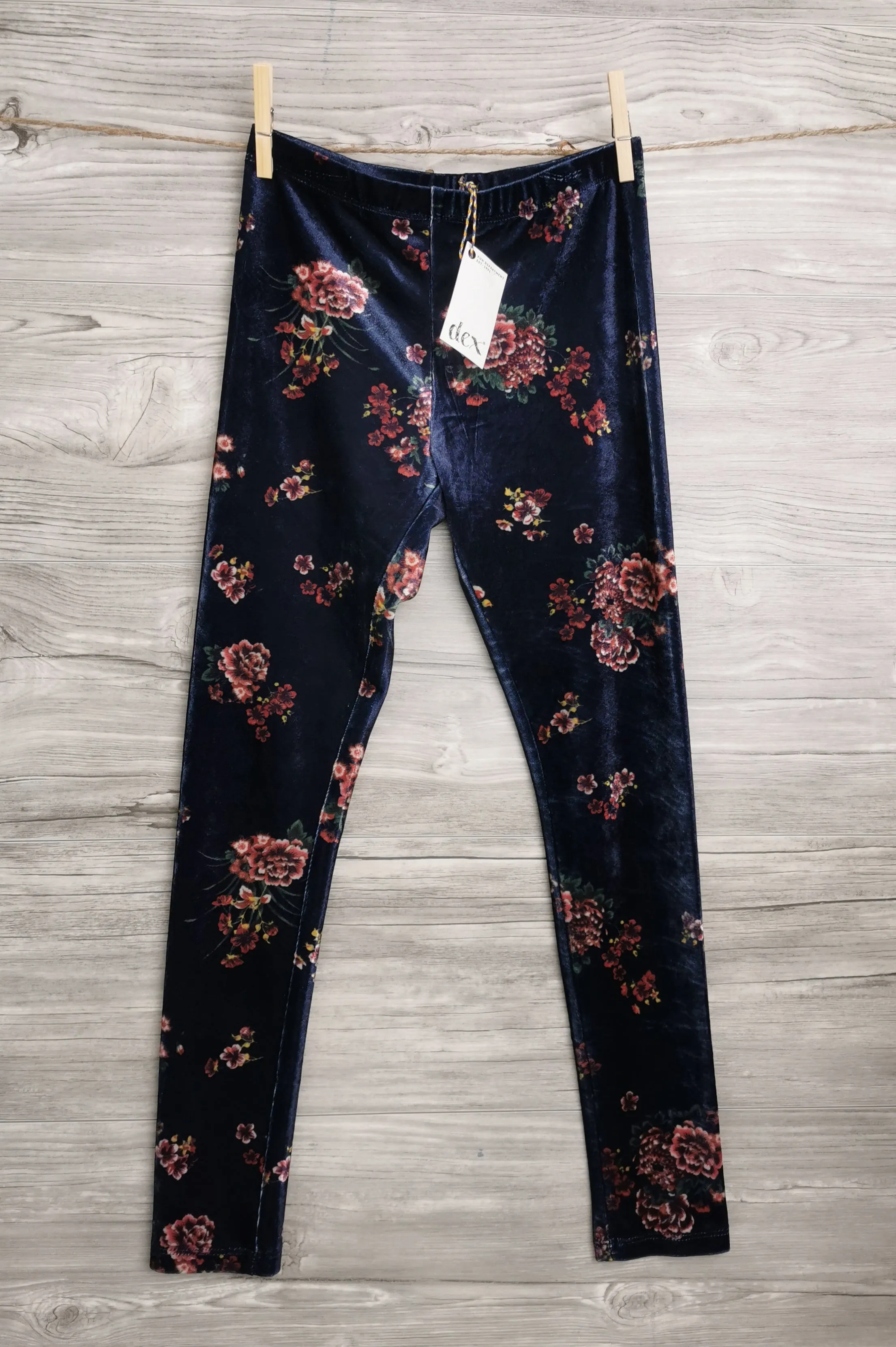 GIRL SIZE SMALL (7/8 YEARS) - DEX Kids, Floral Leggings NWT B54