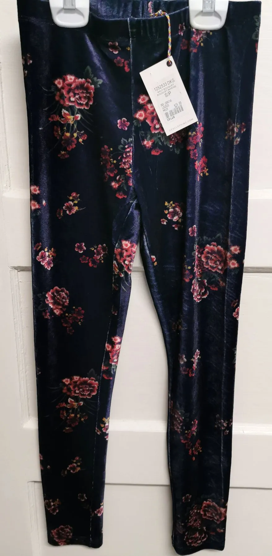 GIRL SIZE SMALL (7/8 YEARS) - DEX Kids, Floral Leggings NWT B54