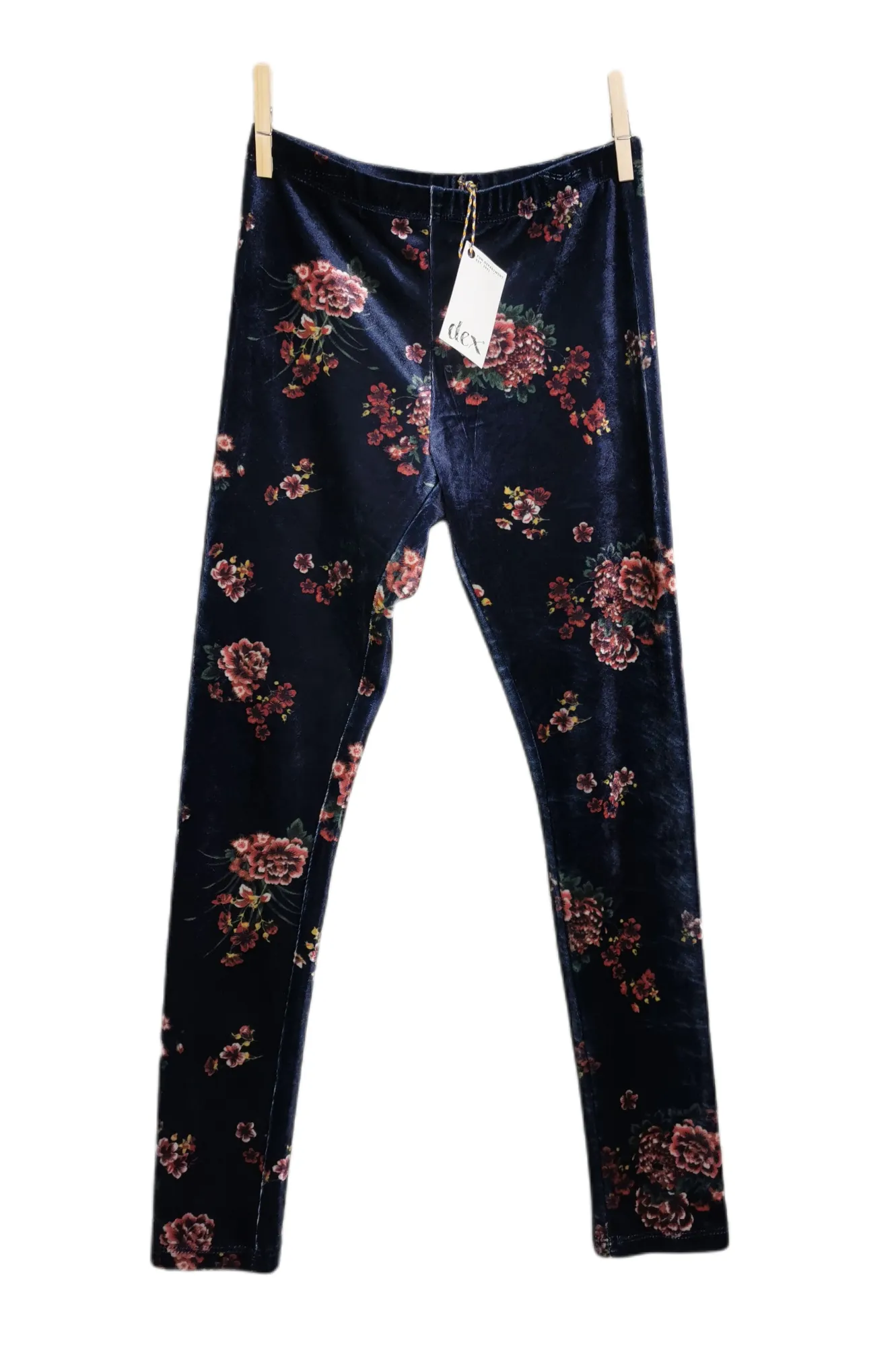 GIRL SIZE SMALL (7/8 YEARS) - DEX Kids, Floral Leggings NWT B54