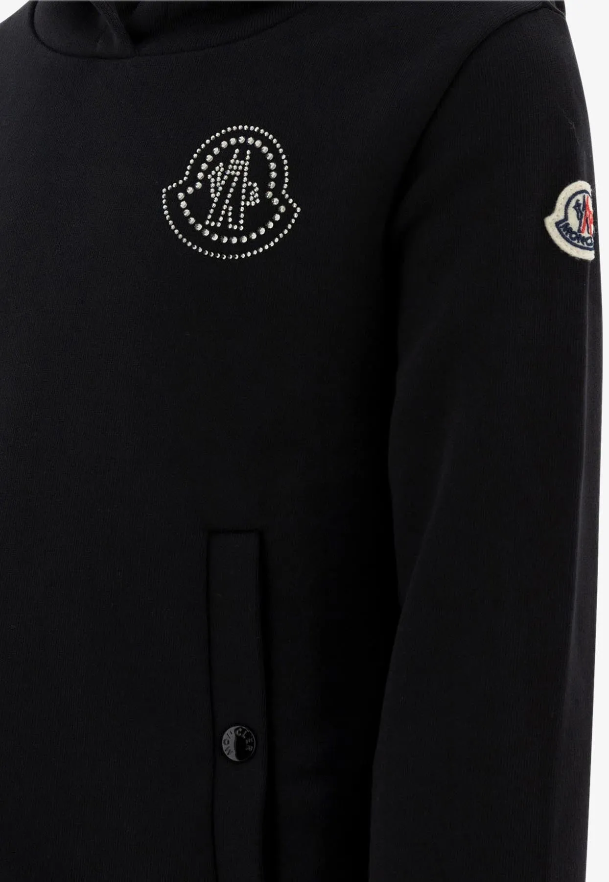 Girls Logo Embroidered Hoodie Dress