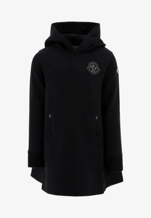 Girls Logo Embroidered Hoodie Dress