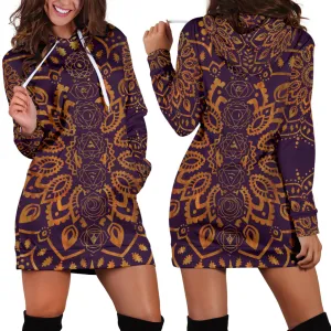 Golden Chakra Hoodie Dress